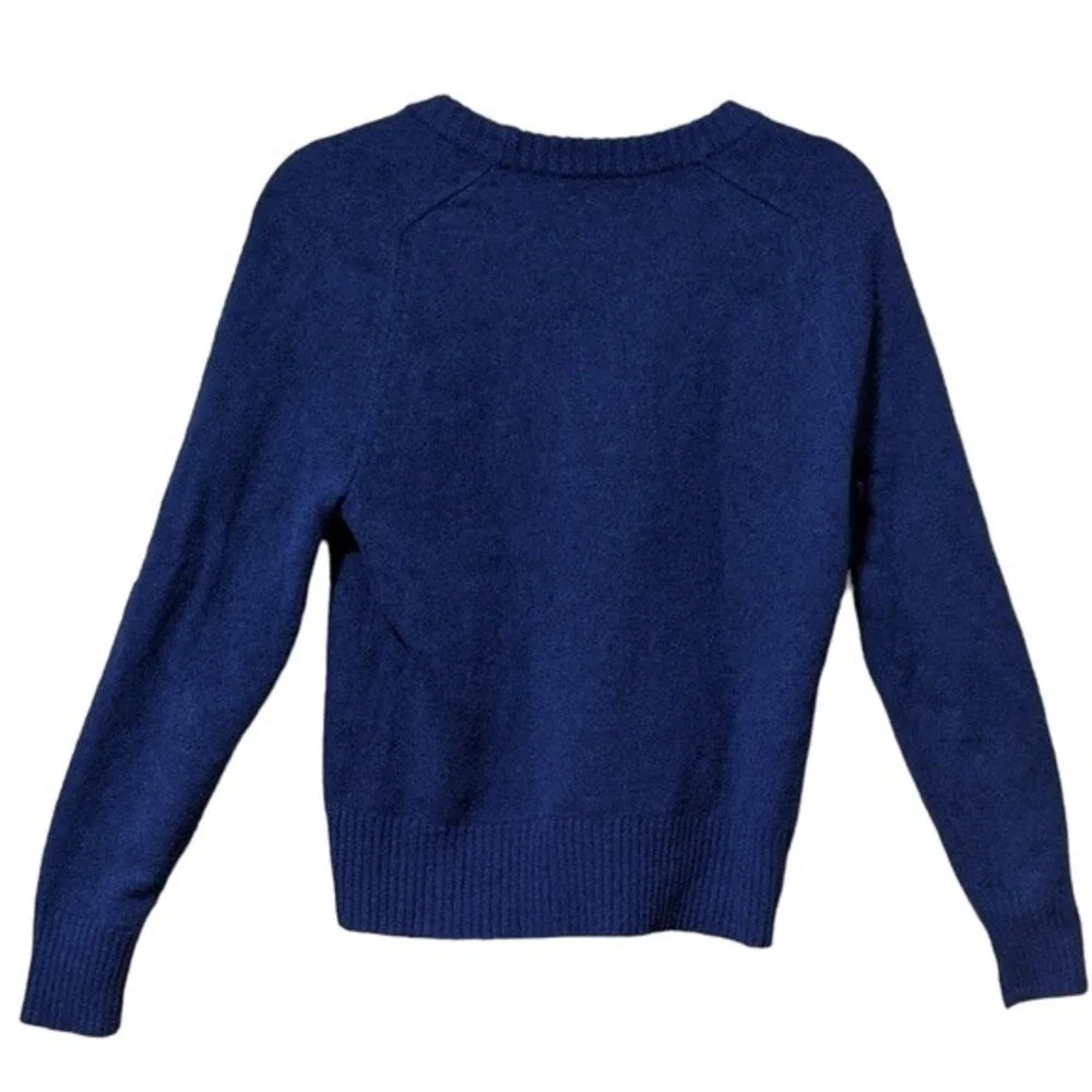 J. Crew wool pullover crew neck sweater violet  size Large